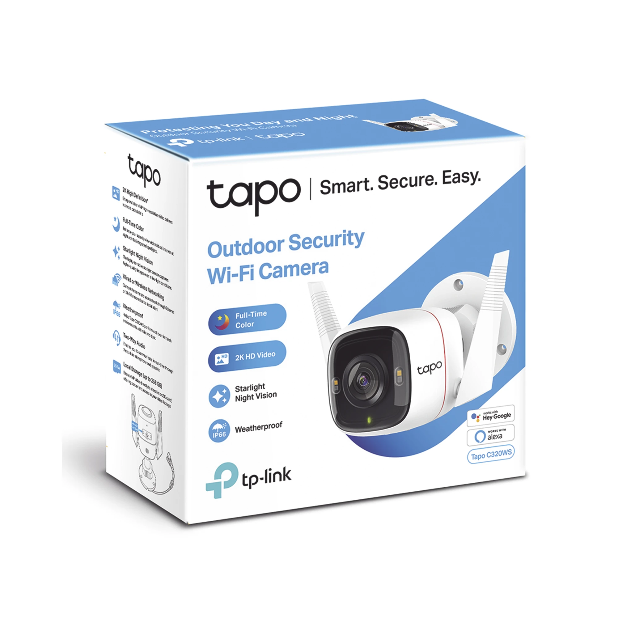 Cámara IP 4 Megapixel Wi-Fi