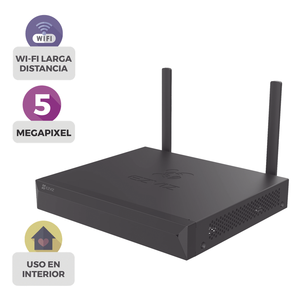 NVR Inalámbrico (WiFi) de 8 Canales IP