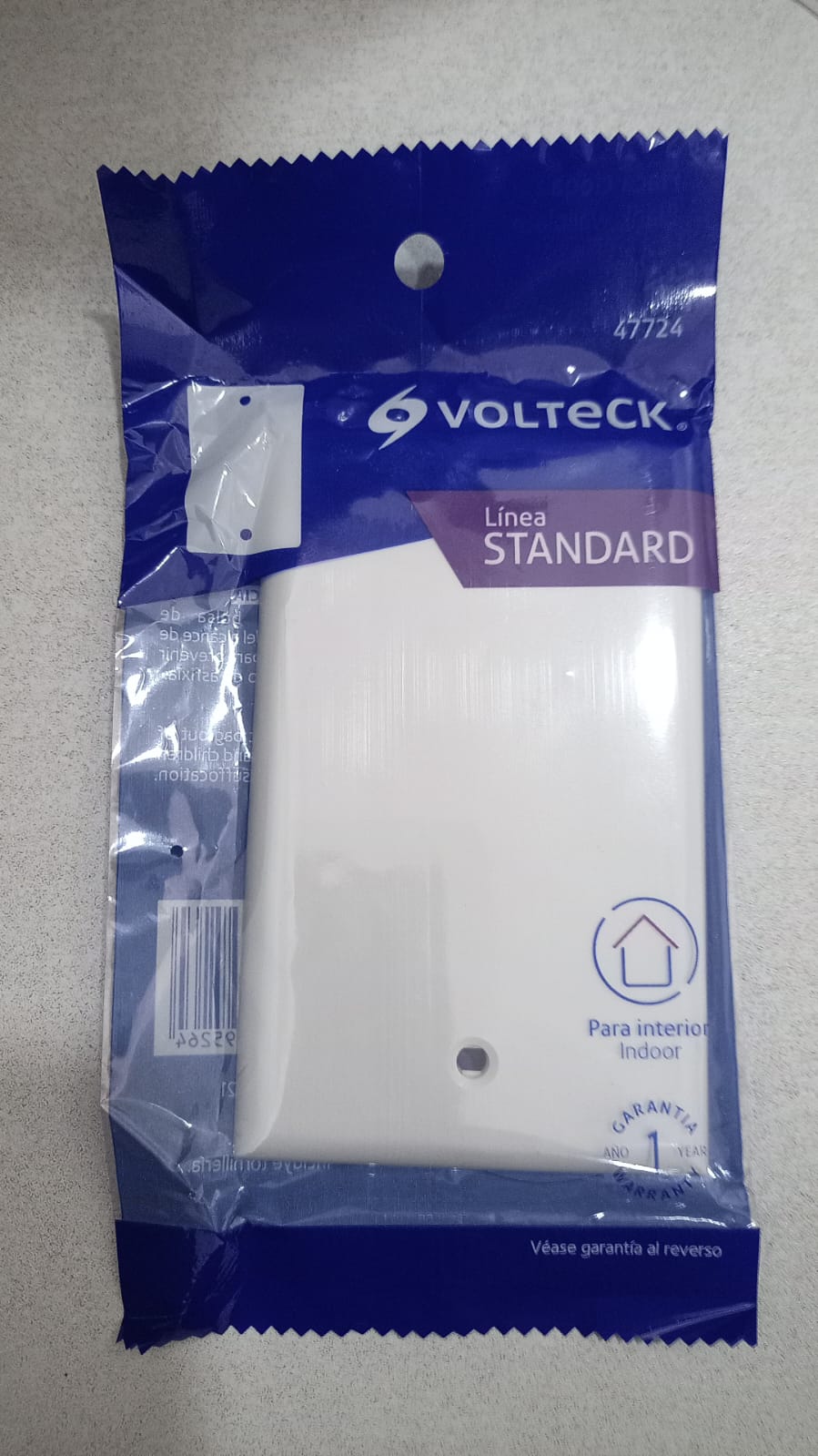 PLACA DE ABS CIEGA, ESTANDAR,  VOLTECK