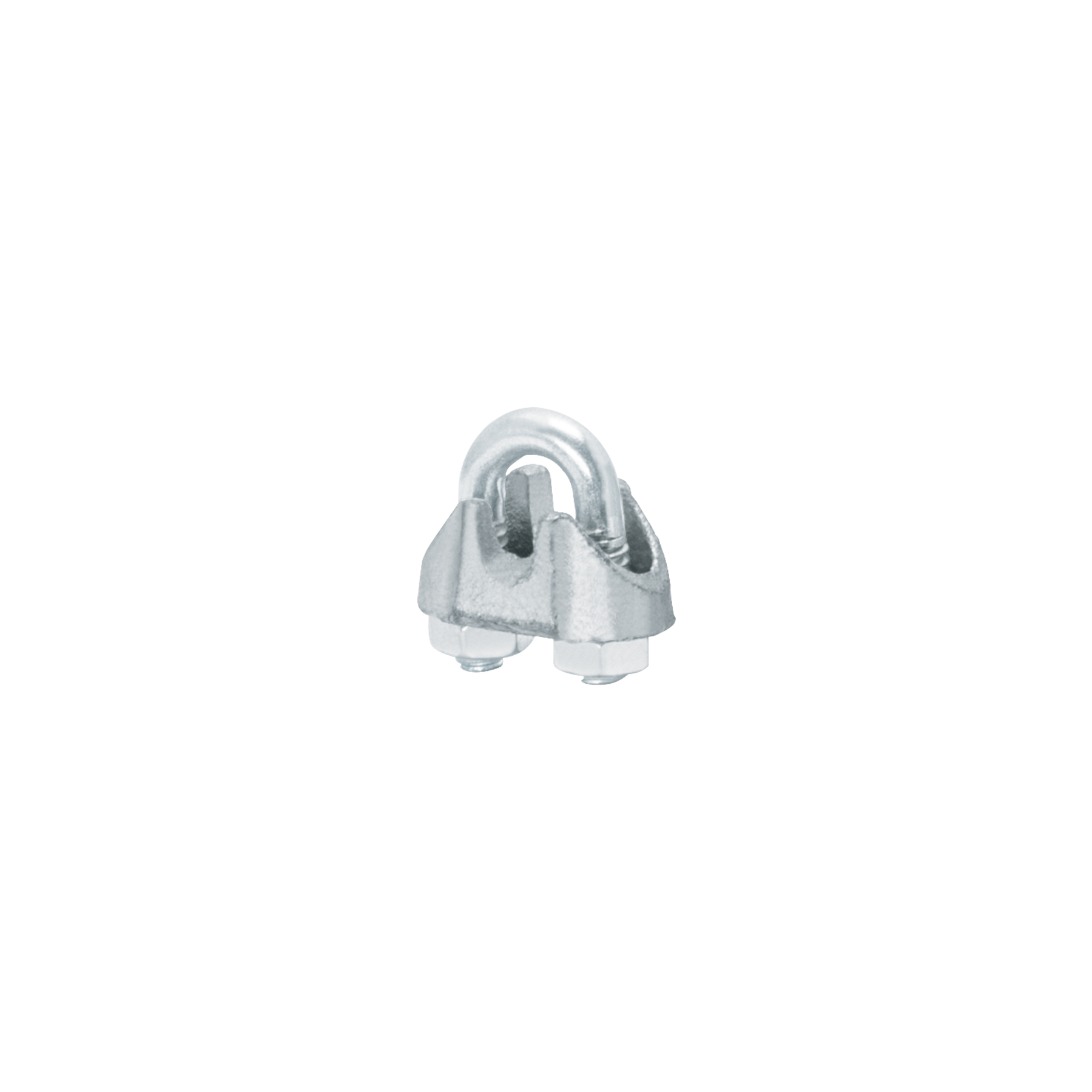 Bolsa c/40 nudos (perros) de hierro p/cable de 1/4", FIERO